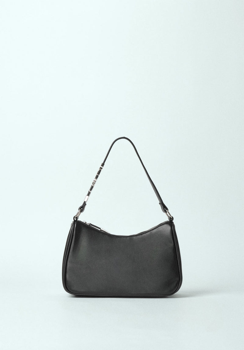 MINI SHOULDER STRAP IN ECOPELLE E LOGO PASSANTE