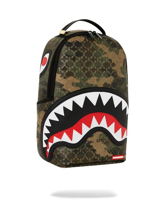 $ PATTERN OVER CAMO BACKPACK