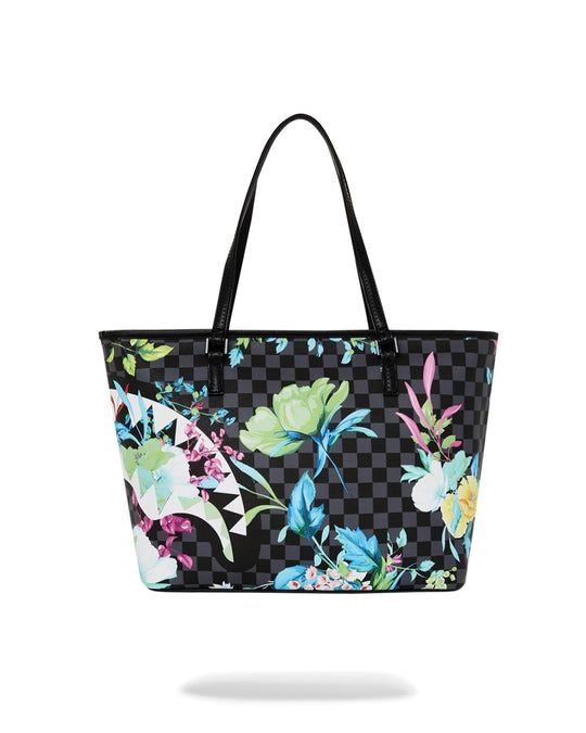 NEON FLORAL TOTE