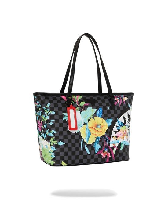 NEON FLORAL TOTE