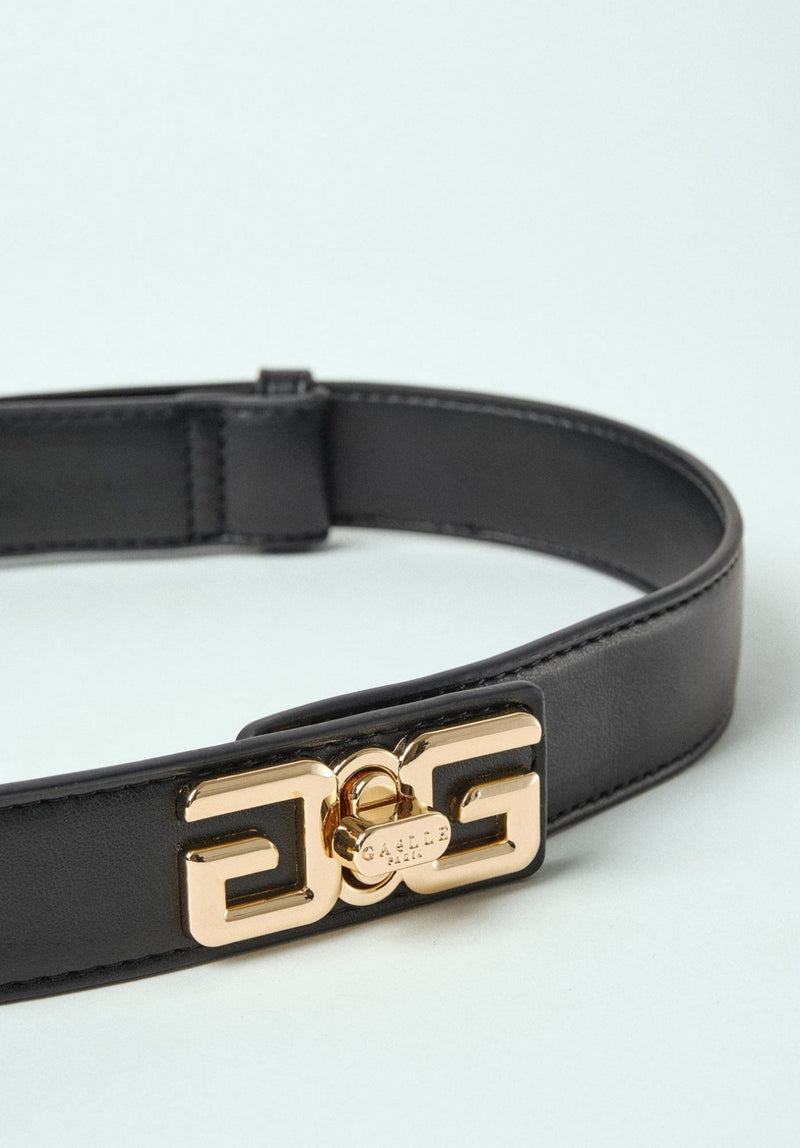 REGULAR BELT IN ECOPELLE CON CHIUSURA LOGO