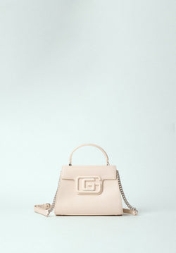 REGULAR SHOULDER STRAP IN ECOPELLE CON MAXI LOGO