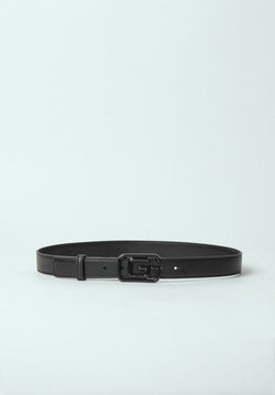 MINI BELT IN ECOPELLE CON FIBBIA CON LOGO MAXI