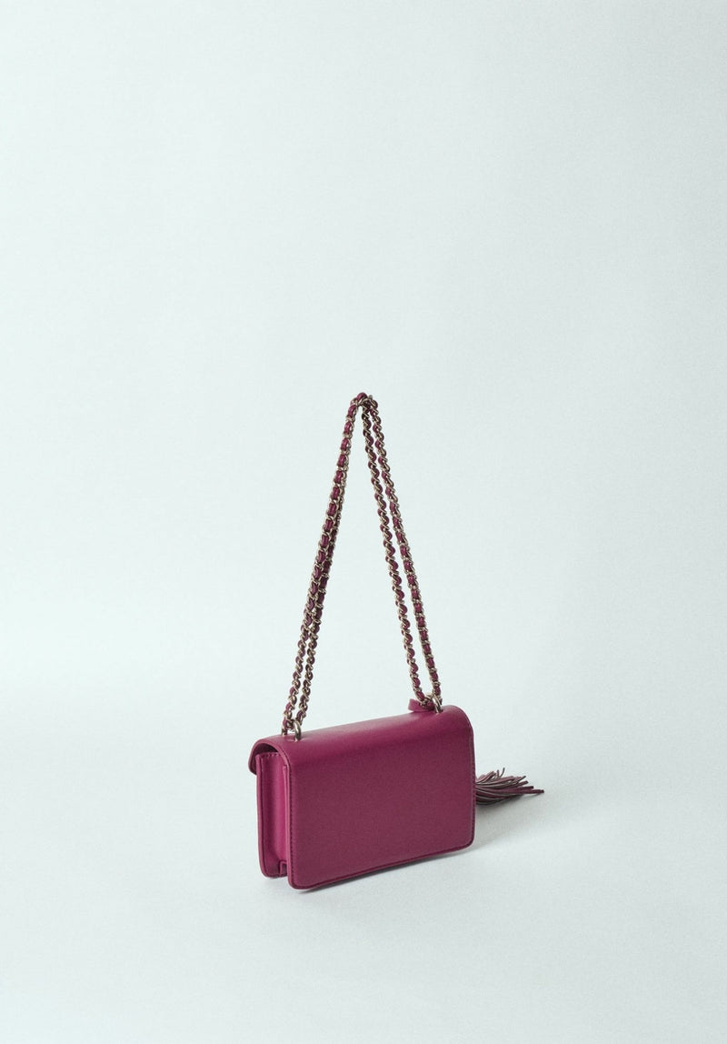 MINI SHOULDER STRAP IN ECOPELLE CON NAPPA