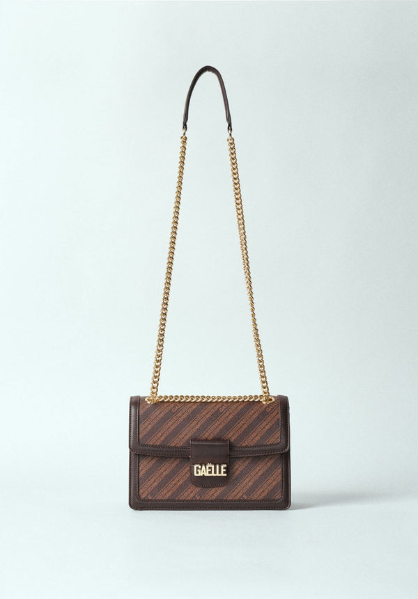 REGULAR SHOULDER STRAP IN ECOPELLE CON STAMPA