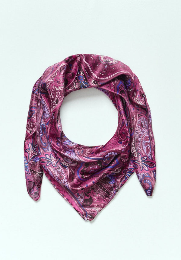 FOULARD CON STAMPA PAISLEY