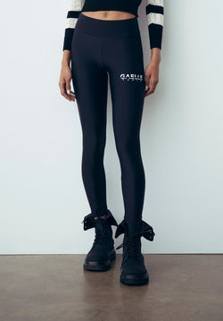 LEGGINGS IN LYCRA CON STAMPA LOGO LATERALE