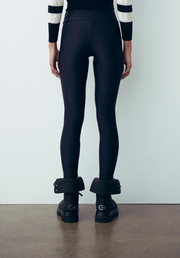 LEGGINGS IN LYCRA CON STAMPA LOGO LATERALE