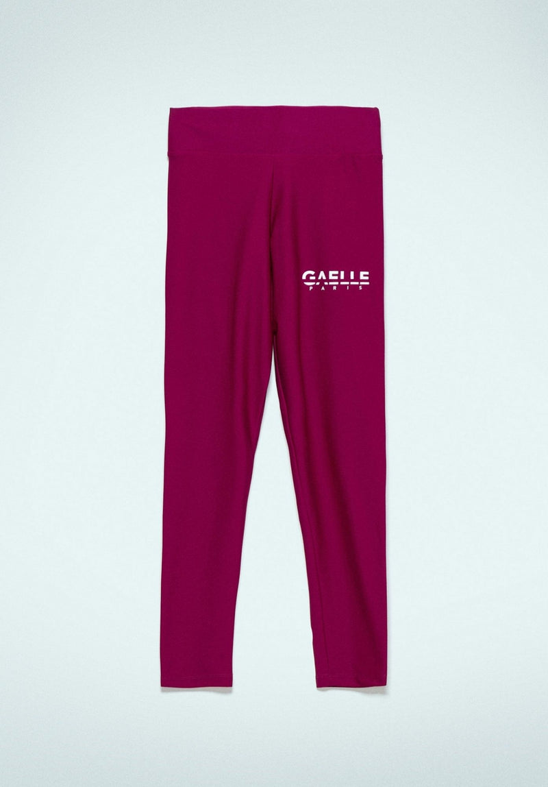 LEGGINGS IN LYCRA CON STAMPA LOGO LATERALE